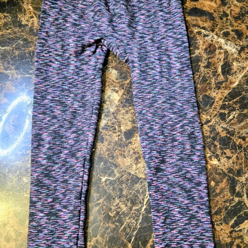 The Children's Place Purple and Black Patterned Leggings